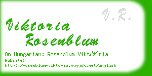 viktoria rosenblum business card